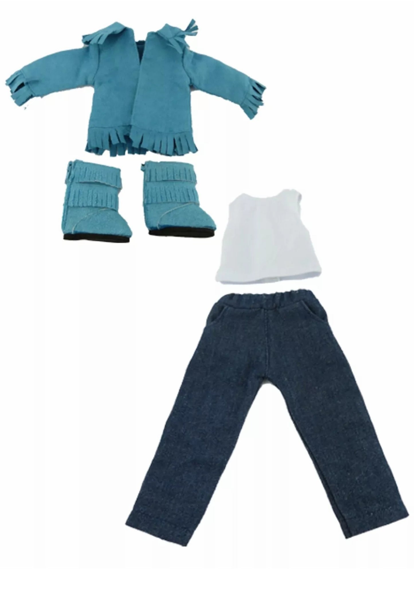 Teal Cowgirl Outfit