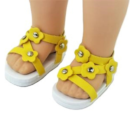 Yellow Flower Sandals