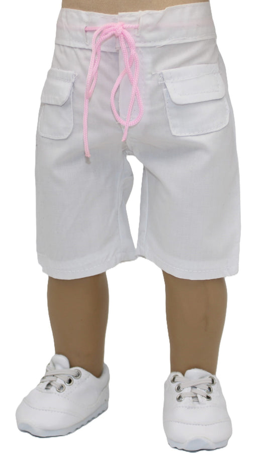 White Capris w/Pockets