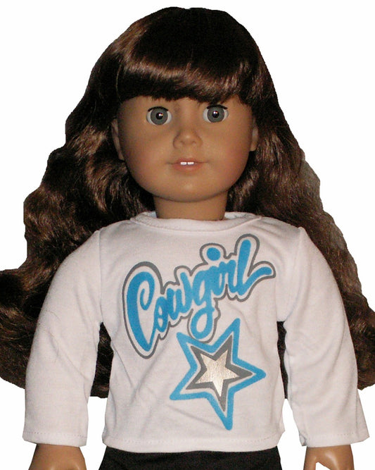 White Cowgirl Tee