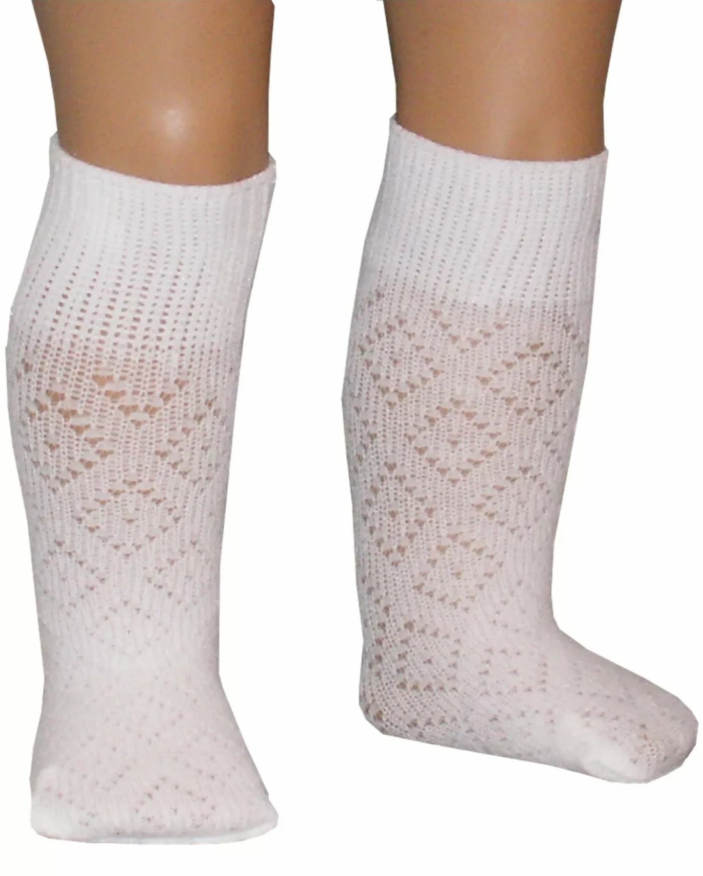 Diamond Pattern Knee Highs