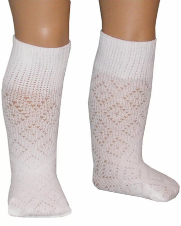 Diamond Pattern Knee Highs