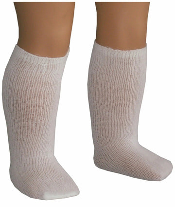 White Knee High Socks
