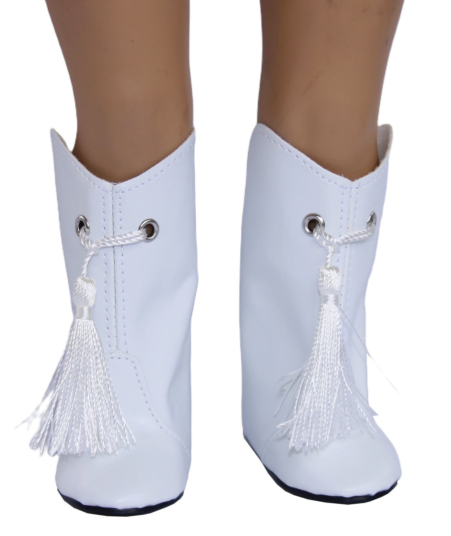 White Majorette Boots
