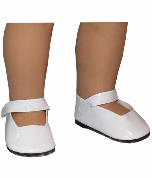 White Patent Leather Mary Janes