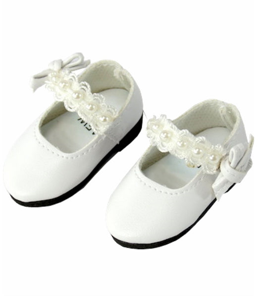 White Pearl Mary Janes