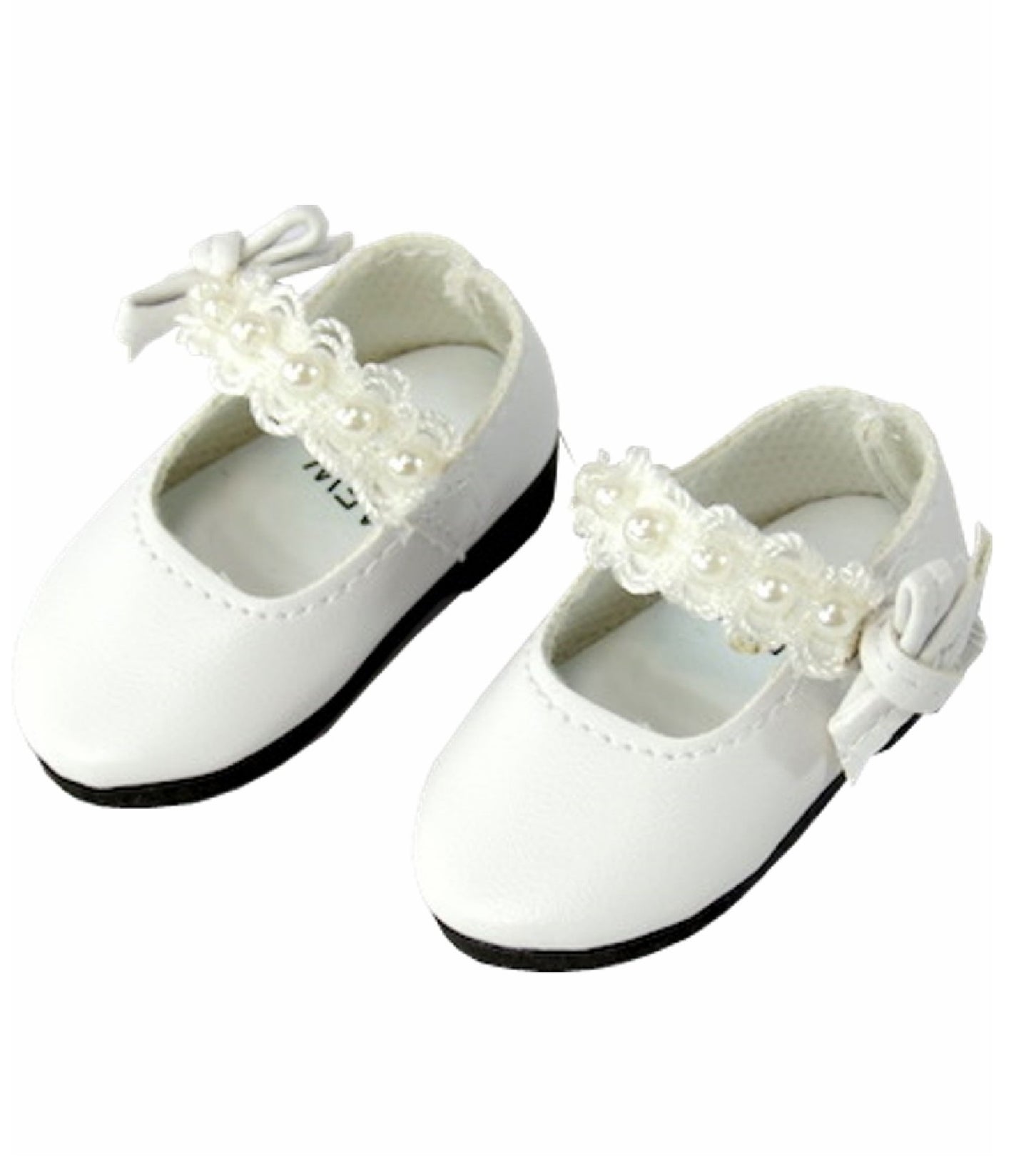White Pearl Mary Janes