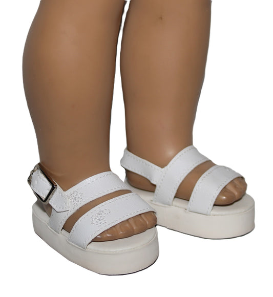 White Platform Sandals
