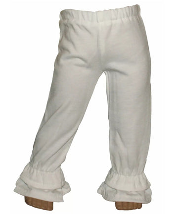 Off White Ruffled Pants