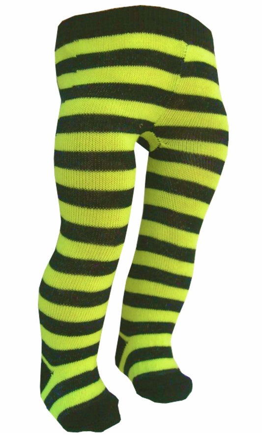Black & Yellow Stripe Tights
