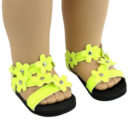Yellow Flower Sandals