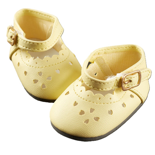 Yellow Mary Janes w/Hearts